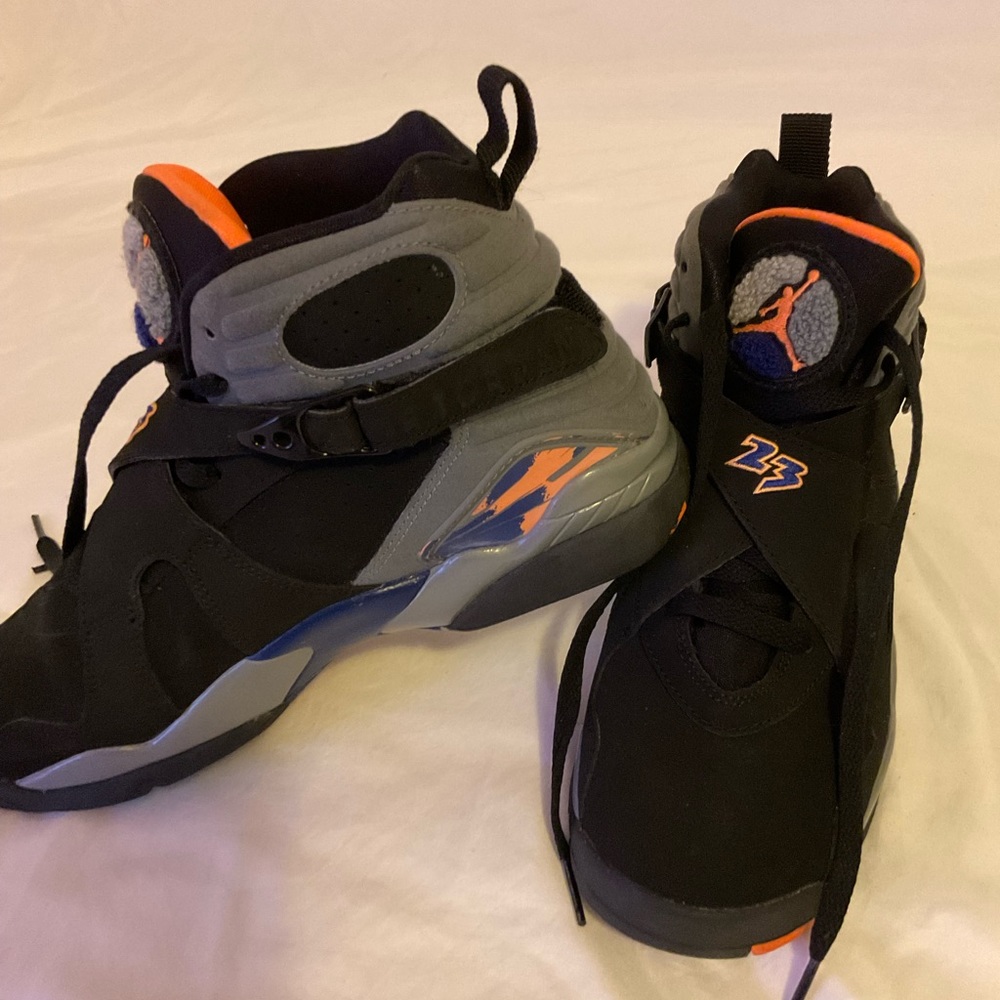 NIKE Air Jordan Retro 8 GS (Phoenix Suns) Shoes, Size: 7. (NWT)